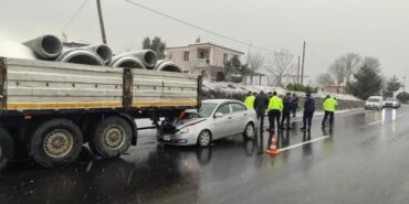 Bafra'da yolcu otobüsü kazası: 1 ölü, 3 yaralı