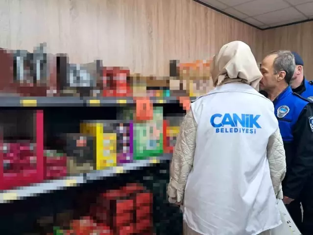 Canik zabıtasından marketlere denetim - Son Dakika