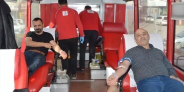 Havza'da 54 Ünite Kan Bağışı Toplandı