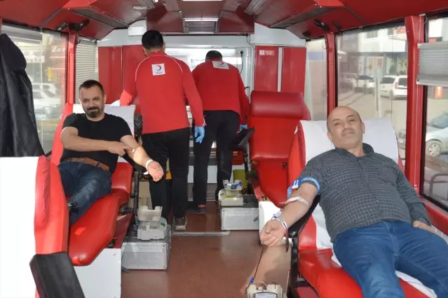 Havza'da 54 Ünite Kan Bağışı Toplandı