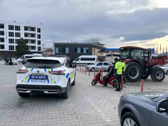 Kavak'ta Elektrikli Bisiklet Denetimi - Son Dakika