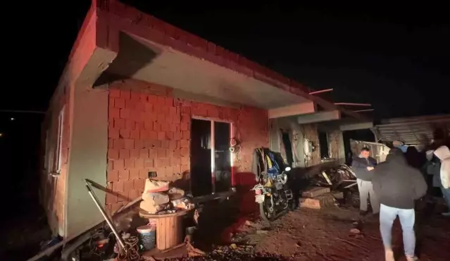 Kaynar suya benzin dökülen evde patlama meydana geldi! Yaralılar var