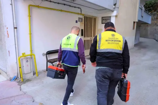 Samsun Büyükşehir'den 17 ilçeye ev içi tutunma aparatı desteği