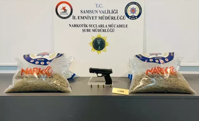 Samsun'da 2 Kilo Uyuşturucu Ele Geçirildi