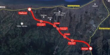 Samsun'da Batı Çevre Yolu Temel Atıldı