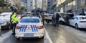 Samsun'da Buzlanma Kazalara Neden Oluyor
