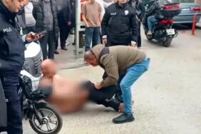 Samsun'da Çırılçıplak Adam Gözaltına Alındı