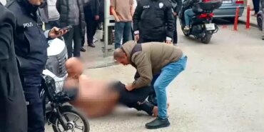 Samsun'da Çırılçıplak Adam Gözaltına Alındı