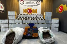 Samsun'da Kaçak Tütün ve Makaron Operasyonu