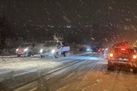 Samsun'da Kar Yağışı Ulaşımı Güçleştiriyor