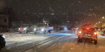 Samsun'da Kar Yağışı Ulaşımı Güçleştiriyor