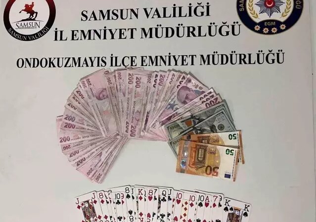 Samsun'da Kumar Denetimi: 5 Kişi Yakalandı
