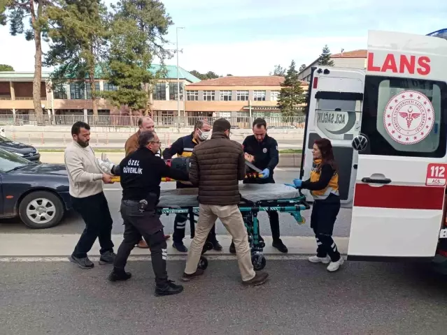 Samsun'da Motokurye Kaza Geçirdi - Son Dakika