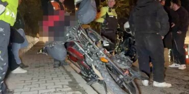 Samsun'da Motosiklet Kazası: 1 Yaralı