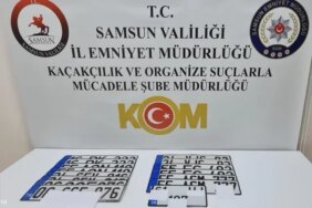 Samsun'da Sahte Plaka Operasyonu - Son Dakika