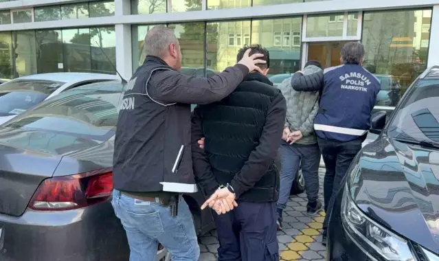 Samsun'da Uyuşturucu Operasyonu: 3 Gözaltı
