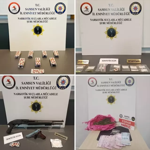 Samsun'da Uyuşturucu Operasyonu: 6 Gözaltı