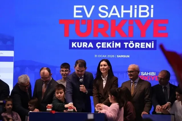 Samsun'da Yüzyılın Konut Projesi'nde Kura Çekimi Gerçekleştirildi