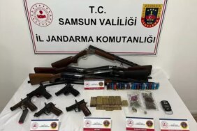 Samsun'da Uyuşturucu ve Silah Operasyonu