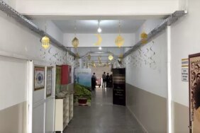 Alaçam'da ramazan öncesi okullar süslendi