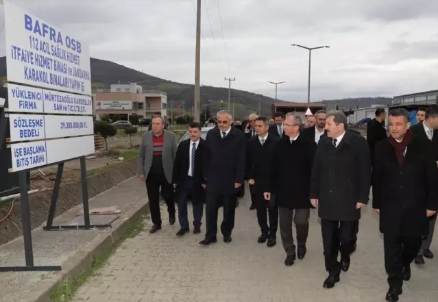 Bafra OSB'de Güvenlik Projeleri İncelendi