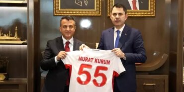 Başkan Halit Doğan, Bakan Murat Kurum'a Samsun projelerini anlattı