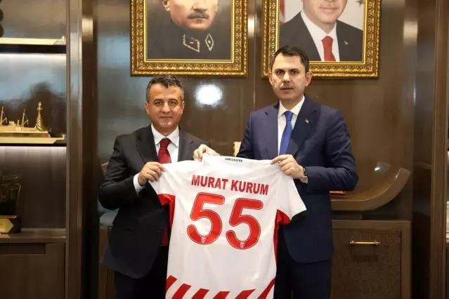 Başkan Halit Doğan, Bakan Murat Kurum'a Samsun projelerini anlattı