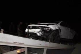 Çarşamba'da Otomobil Fındık Bahçesine Uçtu