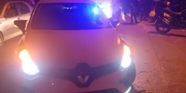Polis Motosikletine Otomobil Çarptı - Son Dakika