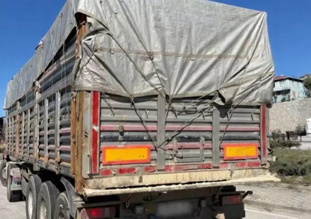 Samsun'da Denetim İstasyonuna Girmeyen Çekiciye Ceza