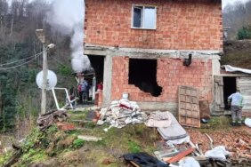 Samsun'da Ev Yangını - Son Dakika