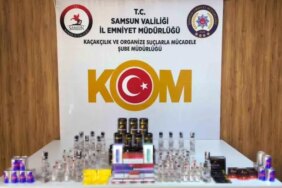 Samsun'da Kaçak İçki ve Ürün Operasyonu