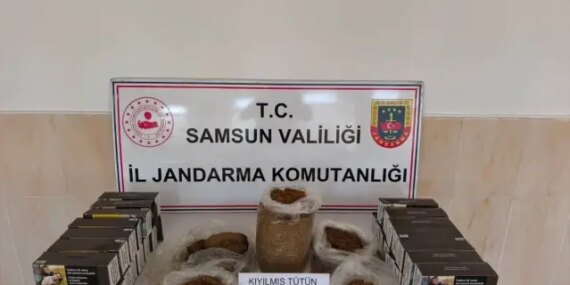 Samsun'da Kaçak Tütün ve Silah Operasyonu