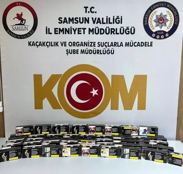 Samsun'da Kaçakçılık Operasyonu: 11 Bin Makaron Ele Geçirildi