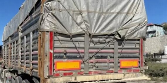 Samsun'da Kantara Girmeyen Çekiciye Ceza