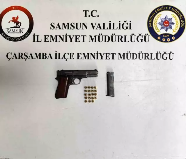 Samsun'da Silahla Yaralamaya Karışan Şüpheli Yakalandı