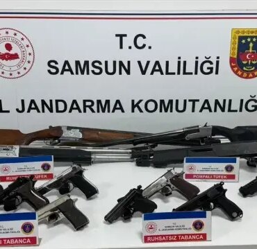 Samsun'da Sosyal Medyada Ateş Eden 6 Zanlı Yakalandı