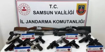 Samsun'da Sosyal Medyada Silah Gösteren 6 Kişi Yakalandı