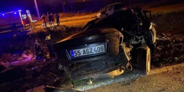 Samsun'da Trafik Kazası: Sürücü Hayatını Kaybetti