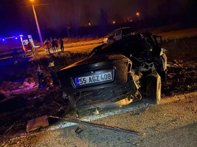 Samsun'da Trafik Kazası: Sürücü Hayatını Kaybetti