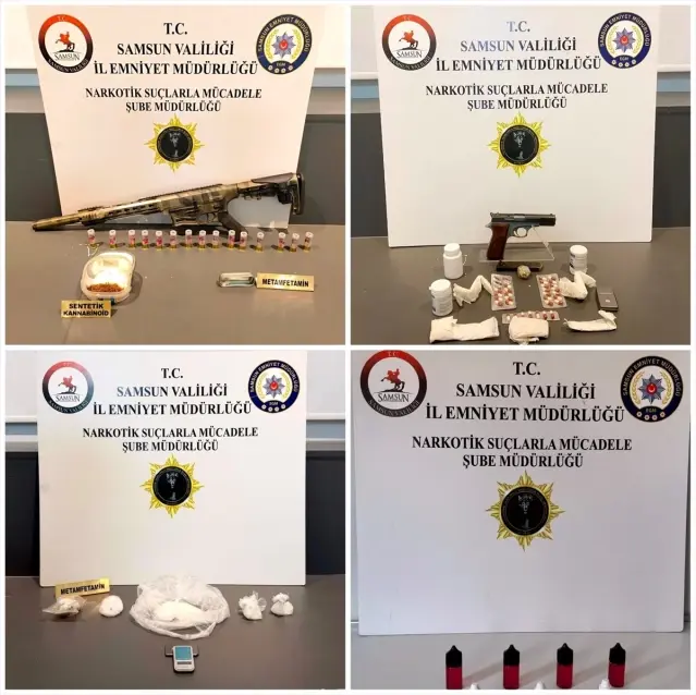 Samsun'da Uyuşturucu Operasyonu: 5 Gözaltı