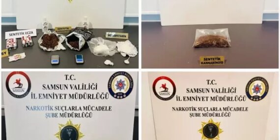 Samsun'da Uyuşturucu Operasyonu: 9 Gözaltı