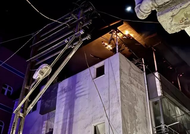 Samsun'da Yangın: Bir Yaralı