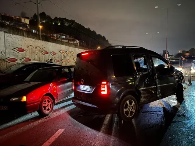 Samsun'da Zincirleme Kaza: 1 Yaralı