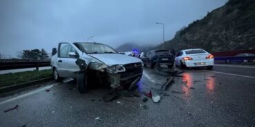 Samsun'da Zincirleme Kaza: 2 Yaralı