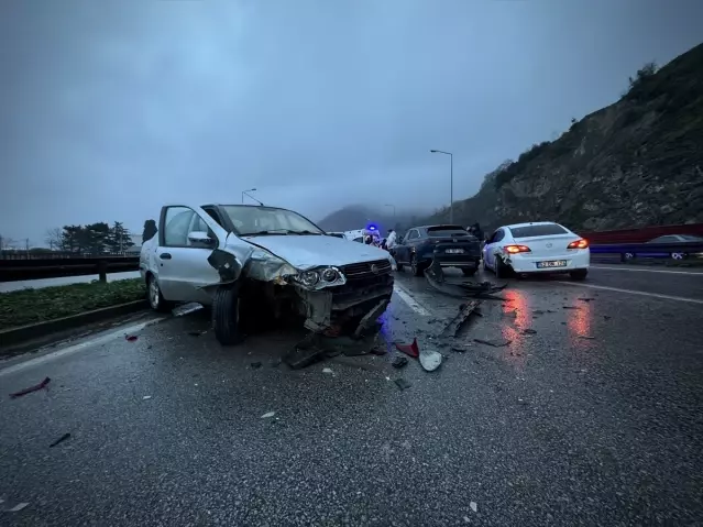 Samsun'da Zincirleme Kaza: 2 Yaralı