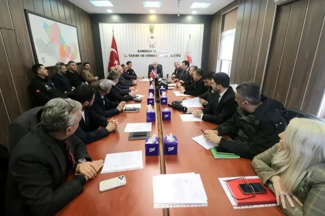 Samsun'da afet sonrası gıda güvenliği, hayvan sağlığı ve su temini masaya yatırıldı