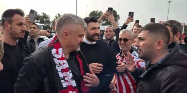 Sessiz sedasız Samsun'a gelen Thomas Reis şampiyonlar gibi uğurlandı