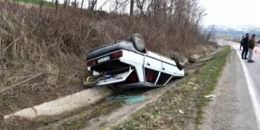 Vezirköprü'de Trafik Kazası: Sürücü Yara Almadan Kurtuldu