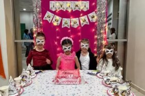 Alaçam'da şehit kızına anlamlı doğum günü kutlaması